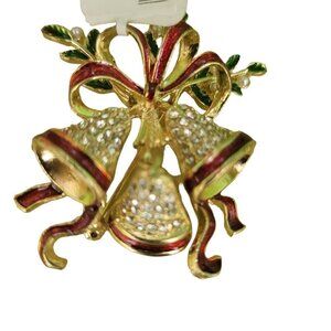 Holiday Lane Christmas Brooch. New With Tag. This Item Is Not In A Box.